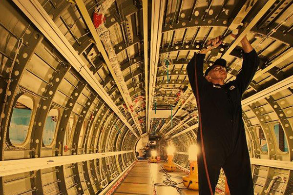 Aircraft interior maintenance and inspection